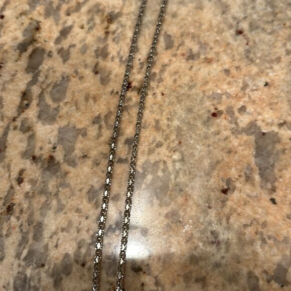 Wishbone silver woman's necklace - Picture 5 of 6